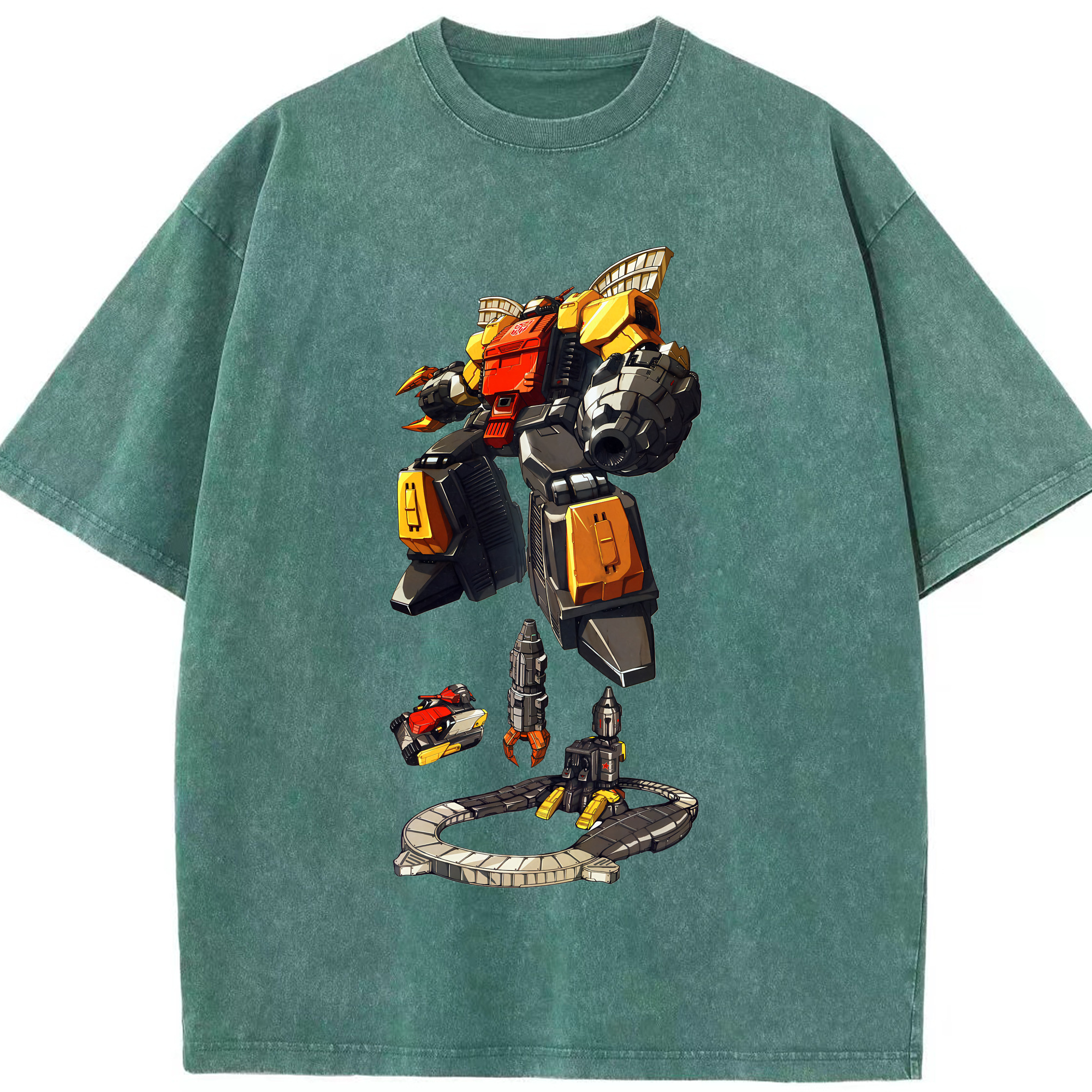 （画像用） Transformers トランスフォーマー 綿100% ヴィンテージ風 半袖Tシャツ（フロントプリント）